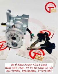 Bộ Ổ Khóa Nouvo 4 LX 8 Cạnh Hàng Miu Thái