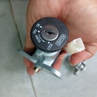 Bộ ổ khoá trước sau chìa dẹp xe Jupiter V 2 dây