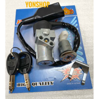 Bộ Ổ Khoá Xe Future Cũ Chìa 6 - 8 Cạnh Chống Trộm Hàng Cao Cấp Hiệu VƯƠNG NIỆM