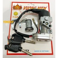 Bộ Ổ Khoá Xe Future II Chìa 8 Cạnh Chống Trộm Hàng Cao Cấp Hiệu VƯƠNG NIỆM
