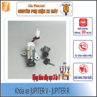 Bộ ổ khóa xe JUPITER R - JUPITER V đầy đủ - 2820z. - [Tặng miễn phí dây sạc nhanh]