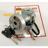 Bộ Ổ Khoá Xe Luvias Chìa 8 Cạnh Chống Trộm Cao Cấp Hiệu VƯƠNG NIỆM