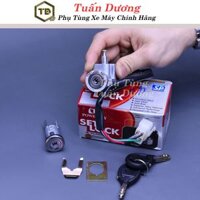 Bộ Ổ Khóa Xe Máy 6 Cạnh TD Lắp Xe Dream, Wave Hàng Xịn - Bộ Ổ Khóa 6 Cạnh Cho Wave Dream Các Loại