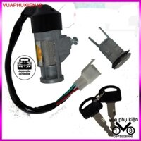 Bộ ổ khóa xe máy DREAM 100CC 2 cạnh VUA PHỤ KIỆN 18