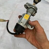 Bộ ổ khoá xe Mio Classico/ Utimo - 1 chìa (hàng zin tháo xe chính hãng)