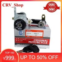 Bộ ổ khóa xe Sirius đời 2006-2014 6 cạnh chống trộm khoá chống trộm xe máy phụ tùng xm phố huế