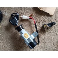 Bộ Ổ Khoá Xe Sirius Jupiter Chống Trộm VƯƠNG NIỆM Chìa 6 - 8 Cạnh (có khóa máy lẻ)