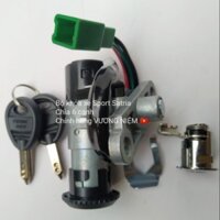 Bộ Ổ Khoá Xe Su Sport Satria Chìa 6 Cạnh Chống Trộm Cao Cấp Hiệu VƯƠNG NIỆM