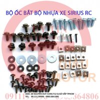 BỘ ỐC BẮT BỘ NHỰA CHO XE YAMAHA SIRIUS RC