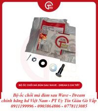 Bộ Ốc Chổi Má Đùm Sau Xe Dream - Wave 5 Chi Tiết Chính Hãng