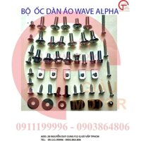 Bộ Ốc Dàn Áo Cho Xe Honda Wave Alpha