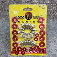 Bộ Ốc Dàn áo Salaya Mẫu S3 Lắp Cho Dòng Xe Winner (Tặng Kèm Long Đền Nhôm)