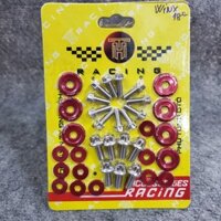 Bộ Ốc Dàn áo Salaya Mẫu S3 Lắp Cho Dòng Xe WinnerX (Tặng Kèm Long Đền Nhôm)