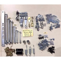 Bộ ốc dọn xe Wave RS - Wave A100 - Wave S100 hàng đẹp