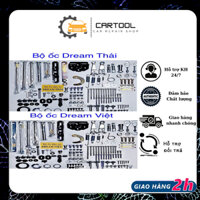 Bộ ốc Dream Thái-Dream Việt Cartool Full Bộ Phận Loại Đẹp phụ tùng xe máy dream