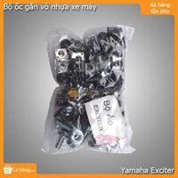 Bộ ốc gắn vỏ nhựa xe máy Yamaha Exciter 135 - Ốc loại tốt