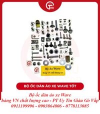 Bộ Ốc Lắp Dàn Áo Xe Wave Alpha Nhỏ - Wave ZX Hàng Tốt