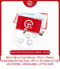 Bộ Ốc Lắp Vĩ Cổ Pô Xe Dream - Wave - Future Chính Hãng