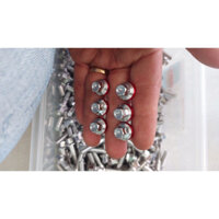 Bộ ốc lốc máy inox 304 mẫu Thái tặng lon đền đỏ nhiều dòng xe Wave Dream Fuled Ex Win Satria Sirius