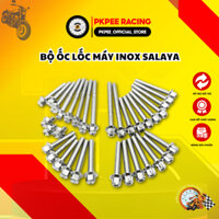 Bộ Ốc Lốc Máy Inox Salaya Gắn Dream, Wave, Future, Sirius, Exciter, Winner, Winner X, Sonic, Raider, Satria Fi - PKPEE