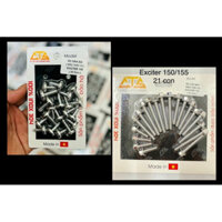 Bộ ốc lốc máy + ốc dàn áo inox 304 cho Exciter 150 hiệu CTS
