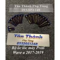 Bộ ốc lốc máy PROTI cho Wave a 2017-2019 - 18 con - Tân Thành