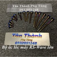 Bộ ốc lốc máy PROTI cho Wave RS, WS100, Wave lớn - 14 con - Tân Thành