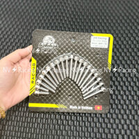 Bộ ốc lóc máy thái V3 Wave A110 2017-2024 618 Racing inox 304