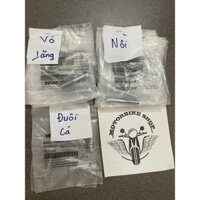 bộ ốc nắp máy trái phải xe wave a 110 an pha bụng 110 rsx110 s110 blade 110 chính hãng