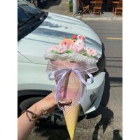 bó ốc quế kem 3 thú