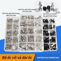 Bộ ốc vít đầu lục giác M2 M3 M4 M5 Thép không gỉ 304 chuyên dụng tay nghề tốt