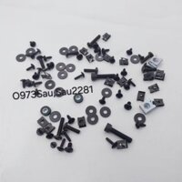 Bộ ốc vít kẹp, đệm nhựa dàn áo xe YAZ