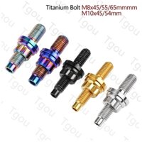Bộ Ốc Vít Lục Giác Bằng Titan M8 / M10x45 54 55 65mm 1.25mm Chuyên Dụng Cho Ống Pô Xe Máy