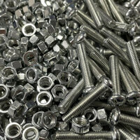 Bộ ốc vít Phillips hình bán nguyệt mạ kẽm M3-M6, bộ ốc vít và đai ốc gia đình, bộ hoàn chỉnh, đai ốc lục giác YTON