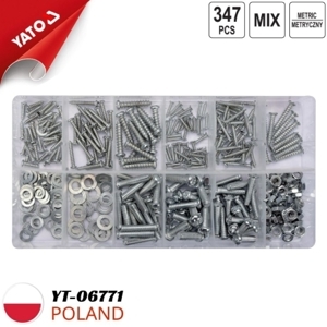Bộ ốc vít tổng hợp 347 chi tiết Yato YT-06771