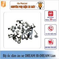 Bộ ốc vỏ nhựa xe Honda Dream III- Dream Lùn -SPP-995