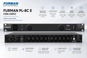 Bộ ổn định điện áp và chống sét Furman PL-8C E