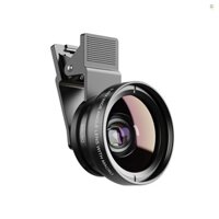 Bộ Ống Kính APEXEL APL-0.45WM 0.45X Góc Siêu Rộng 12.5X Kèm Kẹp Lens HD Cho Điện Thoại iPhone Samsung Huawei Xiaomi