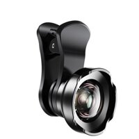 Bộ ống kính góc rộng Wide Angle, 15X Macro Baseus cho iPhone, Samsung, Oppo, Huawei (Đen)