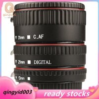 Bộ ống nối dài Macro 3 chiếc Nhẫn lấy nét tự động và ống kính hợp kim nhôm màu đen SLR Tương thích cho tất cả các ống kính EF và EF-S