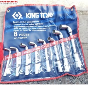 Bộ ống tuýp 8 cái hệ mét Kingtony 1808MR 8-19mm