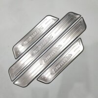Bộ Ốp bậc cửa, Nẹp bước chân INOX dành cho xe Hyundai Santafe 2015-2018 - Bên ngoài