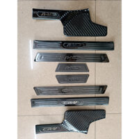 Bộ ốp bậc cửa, nẹp bước chân trong, ngoài xe Honda CRV 2018-2023 TITAN cao cấp