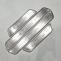 Bộ Ốp bậc cửa, Nẹp bước chân INOX dành cho xe Hyundai Santafe 2015-2018 - Bên ngoài