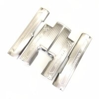 Bộ Ốp bậc, Nẹp bước chân INOX dành cho xe Hyundai Santafe 2019 - Bên trong