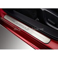 Bộ Ốp bậc, Nẹp bước chân Mazda 3 2020 -  INOX(hàng cao cấp)