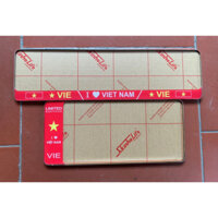 Bộ ốp biển logo trang trí tôi ❤️ Việt Nam chất liệu mica thái