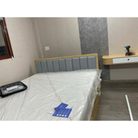 Bộ ốp đầu giường bọc da decor phòng ngủ sang trọng (1m2=>2m2) cao 40cm