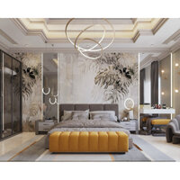 Bộ ốp đầu giường bọc da hiện đại kích thước 1m4,1m6,1m8