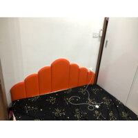 Bộ ốp đầu giường bọc Da màu Cam xinh xắn dễ thương